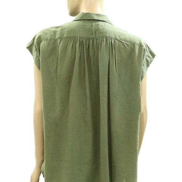 Nili Lotan Normandy Shirt Tunic Top Cotton Kimono Oversized Formal S NEW 285808 - Picture 5 of 6